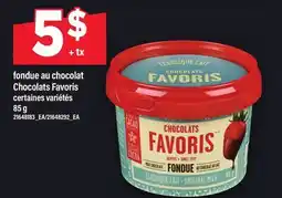 Maxi FONDUE AU CHOCOLAT CHOCOLATS FAVORIS offer