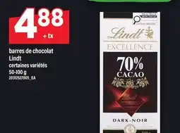 Maxi BARRES DE CHOCOLAT LINDT offer