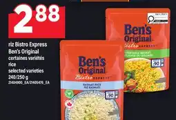 Maxi RIZ BISTRO EXPRESS BEN'S ORIGINAL | RICE, 240/250 G offer