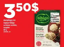 Maxi DUMPLINGS À LA VAPEUR BIBIGO offer