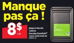 Maxi PLAQUE À BISCUITS 3 PIÈCES EVERYDAY ESSENTIALS | 3 PIECE COOKIE SHEET SET offer