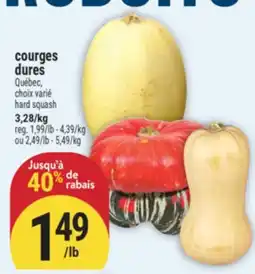 Marché Adonis COURGES DURES | HARD SQUASH offer