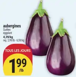 Marché Adonis aubergines | eggplant offer