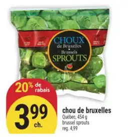 Marché Adonis chou de bruxelles offer