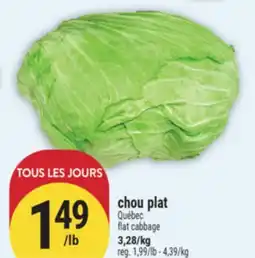 Marché Adonis chou plat | flat cabbage offer