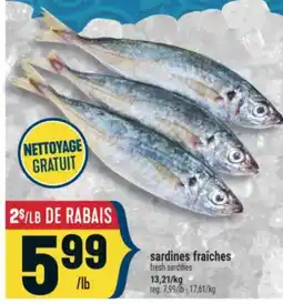 Marché Adonis SARDINES FRAÎCHES | FRESH SARDINES offer
