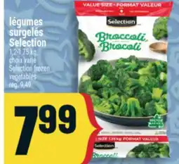 Marché Adonis légumes surgelés Selection | Selection frozen vegetables offer