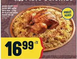 Marché Adonis poulet mandi Halal offer