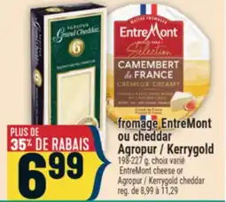 Marché Adonis fromage EntreMont ou cheddar Agropur offer
