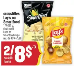Marché Adonis croustilles Lay's ou Smartfood offer