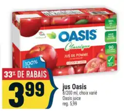 Marché Adonis jus Oasis offer