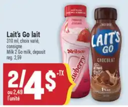 Marché Adonis Lait's Go lait | Milk 2 Go milk offer
