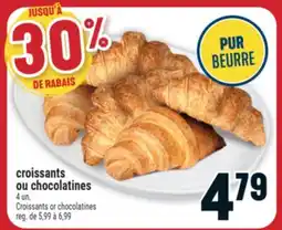 Marché Adonis CROISSANTS OU CHOCOLATINES | CROISSANTS OR CHOCOLATINES offer