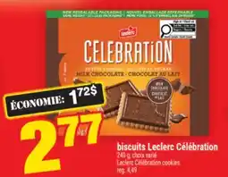 Super C biscuits Leclerc Célébration | Leclerc Célébration cookies offer