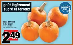 Super C petite citrouille (bol à soupe) | small pumpkin (soup bowl) offer