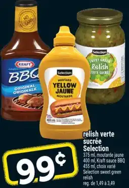 Super C relish verte sucrée Selection | Selection sweet green relish offer