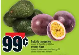 Super C fruit de la passion | passion fruit or Hass avocado offer