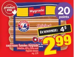 Super C saucisses fumées Hygrade | Hygrade wieners offer