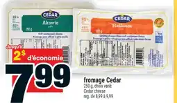 Super C fromage Cedar | Cedar cheese offer