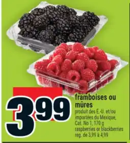 Super C framboises ou mûres | raspberries or blackberries offer