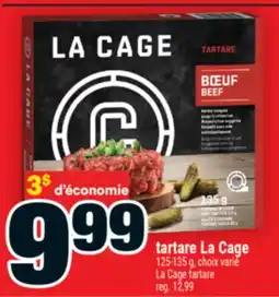 Super C tartare La Cage | La Cage tartare offer