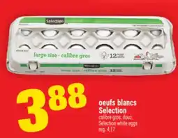 Super C oeufs blancs Selection | Selection white eggs offer