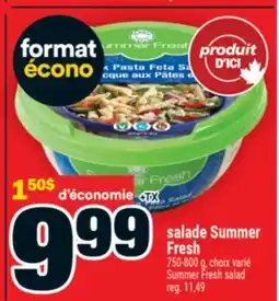 Super C salade Summer Fresh | Summer Fresh salad offer