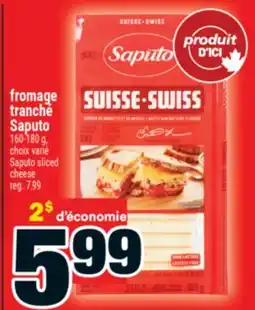 Super C fromage tranché Saputo | Saputo sliced cheese offer