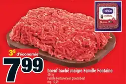 Super C boeuf haché maigre Famille Fontaine | Famille Fontaine lean ground beef offer