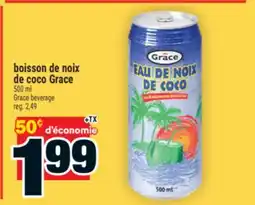 Super C boisson de noix de coco Grace | Grace beverage offer