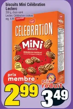Super C biscuits Mini Célébration Leclerc | Leclerc Célébration cookies offer