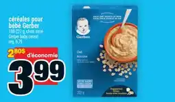 Super C céréales pour bébé Gerber | Gerber baby cereal offer