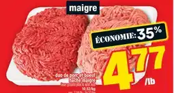 Super C duo de porc et boeuf haché maigre | lean ground pork & beef duo offer