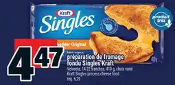 Super C préparation de fromage fondu Singles Kraft | Kraft Singles process cheese food offer