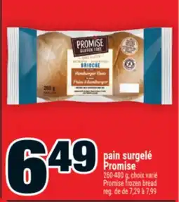 Super C pain surgelé Promise | Promise frozen bread offer