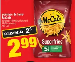 Super C pommes de terre McCain | McCain potatoes offer
