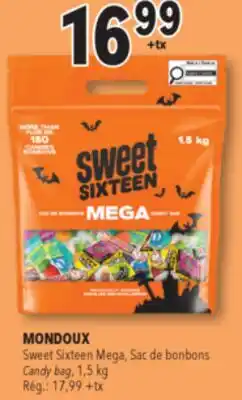 Familiprix MONDOUX Sweet Sixteen Mega Candy bag, 1,5kg offer
