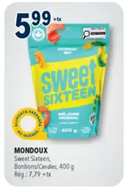 Familiprix MONDOUX Sweet Sixteen candy mix original offer