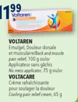 Familiprix Voltaren Emulgel topical pain relieving gel back & muscle pain - Triple Effect offer
