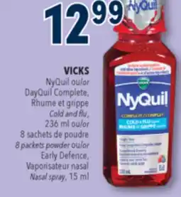 Familiprix Vicks NyQuil Complete cold & flu berry flavour liquid offer