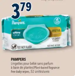 Familiprix Pampers Free & Gentle Fragrance Free Wipes 52un offer