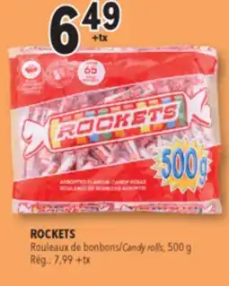 Familiprix ROCKETS Candy rolls offer
