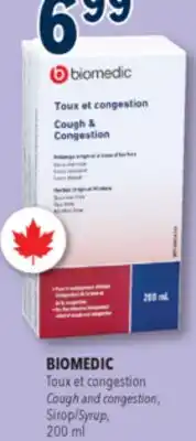 Familiprix Biomedic cough & congestion herbal original mixture syrup offer