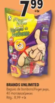Familiprix BRANDS UNLIMITED, Finger pops, 40 pieces offer