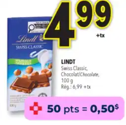 Familiprix Lindt Swiss Classic milk chocolate hazelnut – Bar offer