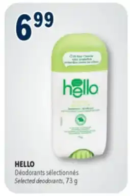 Familiprix Hello deodorant with shea butter Fresh Citrus offer