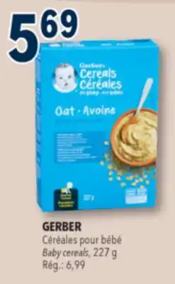 Familiprix Gerber Cereals for baby oat offer