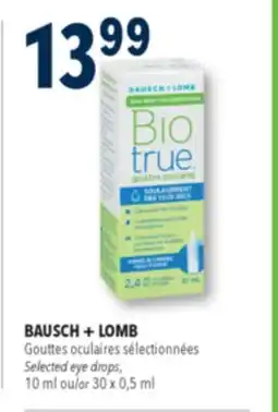 Familiprix Bausch + Lomb Biotrue eye drops for dry eye relief 10ml offer