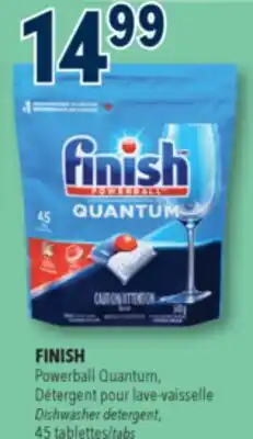 Familiprix Finish Powerball Quantum dishwasher detergent tabs 45un offer