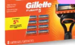 Familiprix Gillette Fusion-5 cartridges 8un offer